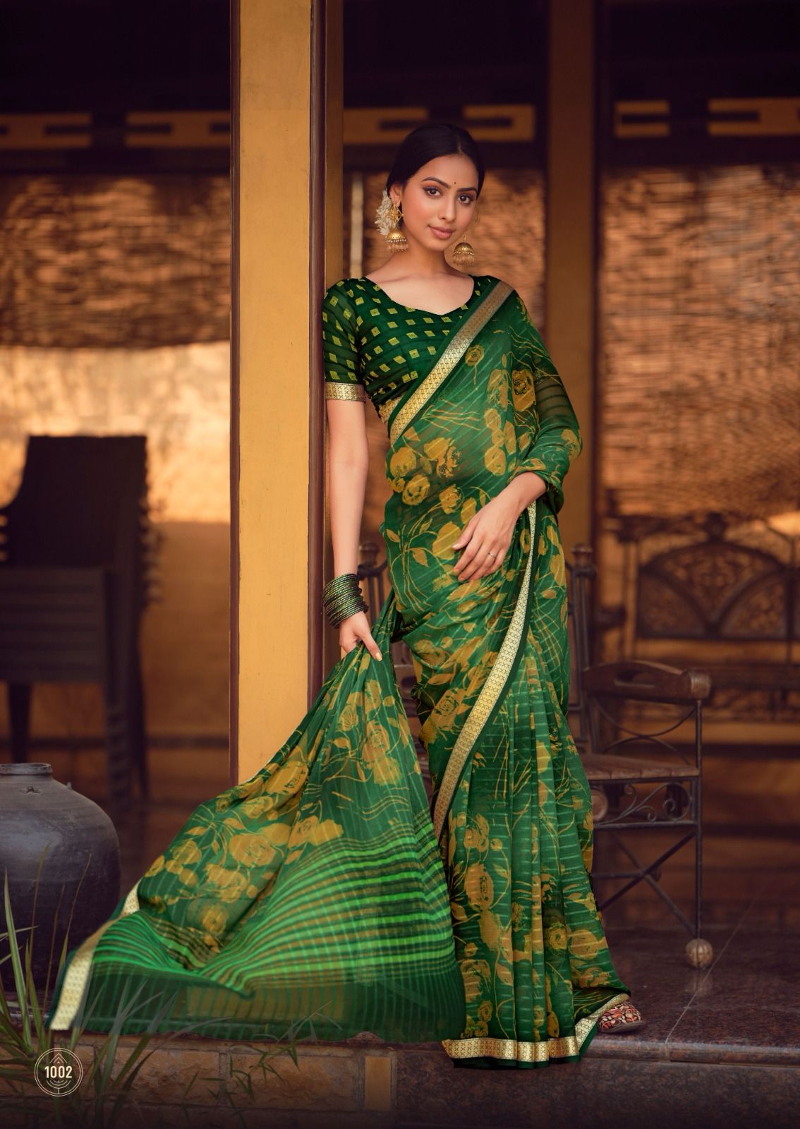 Valishka Vol 01 By Kashvi Viscose Border Georgette Sarees Wholesale Market In Surat